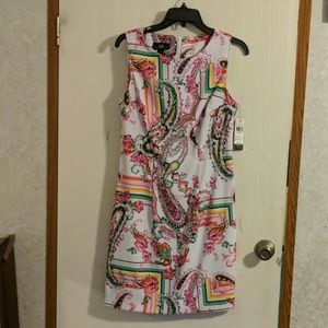 AGB floral paisley patterned dress